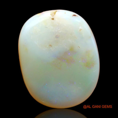 Natural Untreated Fire Opal Loose Gemstone Oval Cabochon From Australia 9.00 Cts 17x14x5 mm AB-294