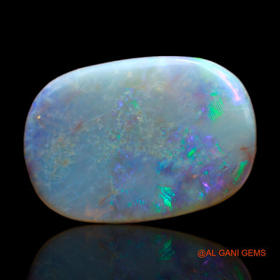 7.00 Cts Natural Australian Fire Opal Loose Gemstone Oval Cabochon 18x12x4 mm AB-295