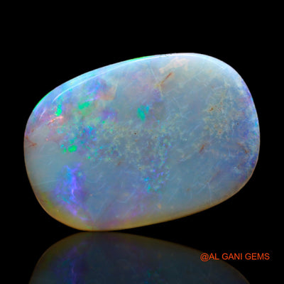 7.00 Cts Natural Australian Fire Opal Loose Gemstone Oval Cabochon 18x12x4 mm AB-295