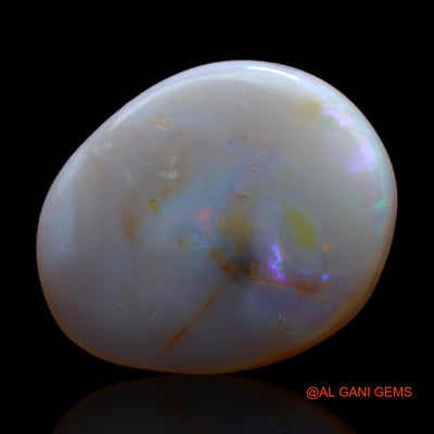 6.50 Cts Unheated Australian Fire Opal Loose Gemstone Fancy Cabochon Natural 18x15x3 mm AB-297
