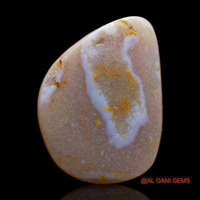 Natural Fire Opal Gemstone 5.00 Cts Loose Fancy Cabochon From Australia 19x14x3 mm AB-298