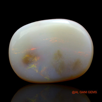 8.00 Cts Natural Australian Fire Opal Loose Gemstone Oval Cabochon 18x13x4 mm AB-299