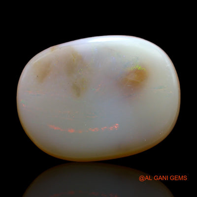8.00 Cts Natural Australian Fire Opal Loose Gemstone Oval Cabochon 18x13x4 mm AB-299