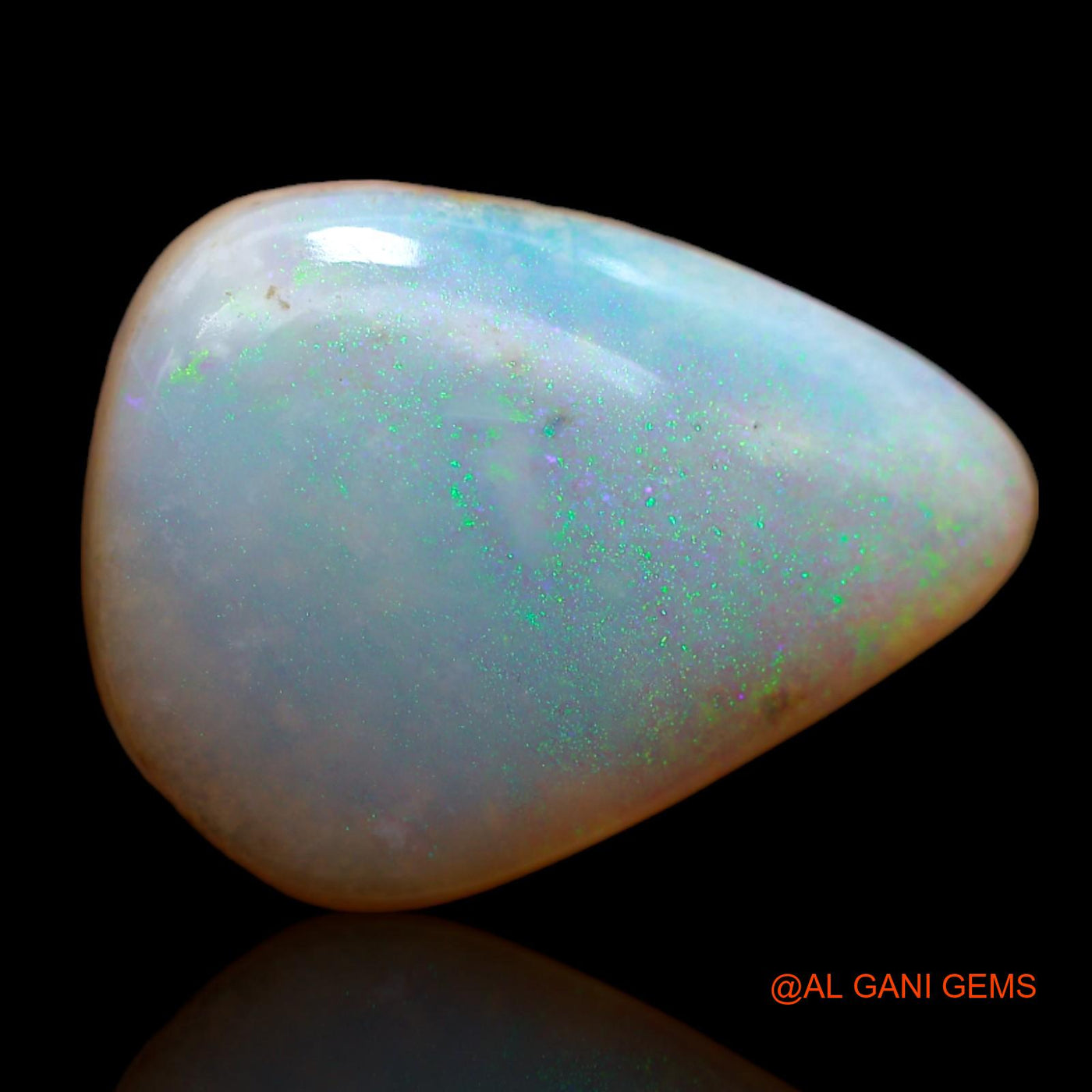 13.30 Cts Natural Australian Fire Opal Loose Gemstone Pear Cabochon 20x15x7 mm AB-29