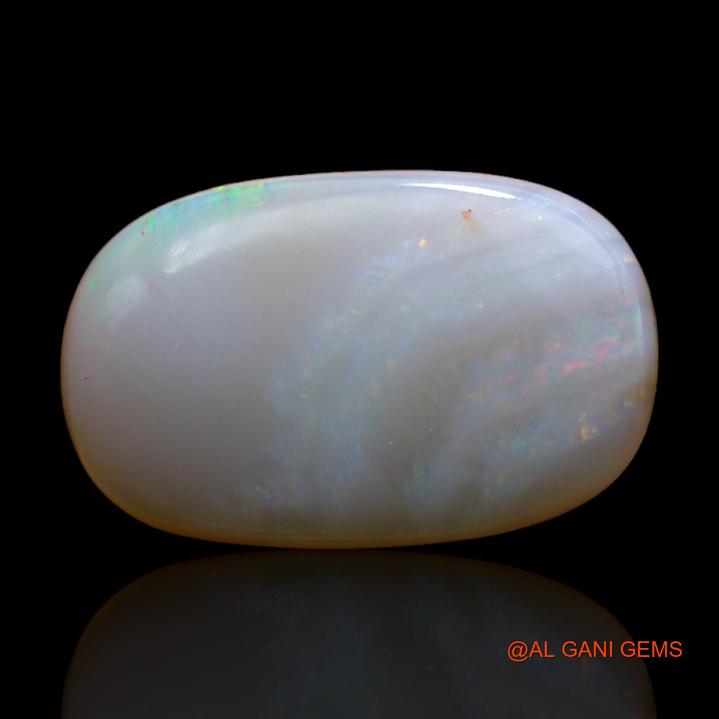 7.70 Cts Natural Australian Fire Opal Loose Gemstone Oval Cabochon 20x12x4 mm AB-302