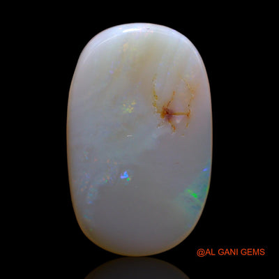 7.70 Cts Natural Australian Fire Opal Loose Gemstone Oval Cabochon 20x12x4 mm AB-302