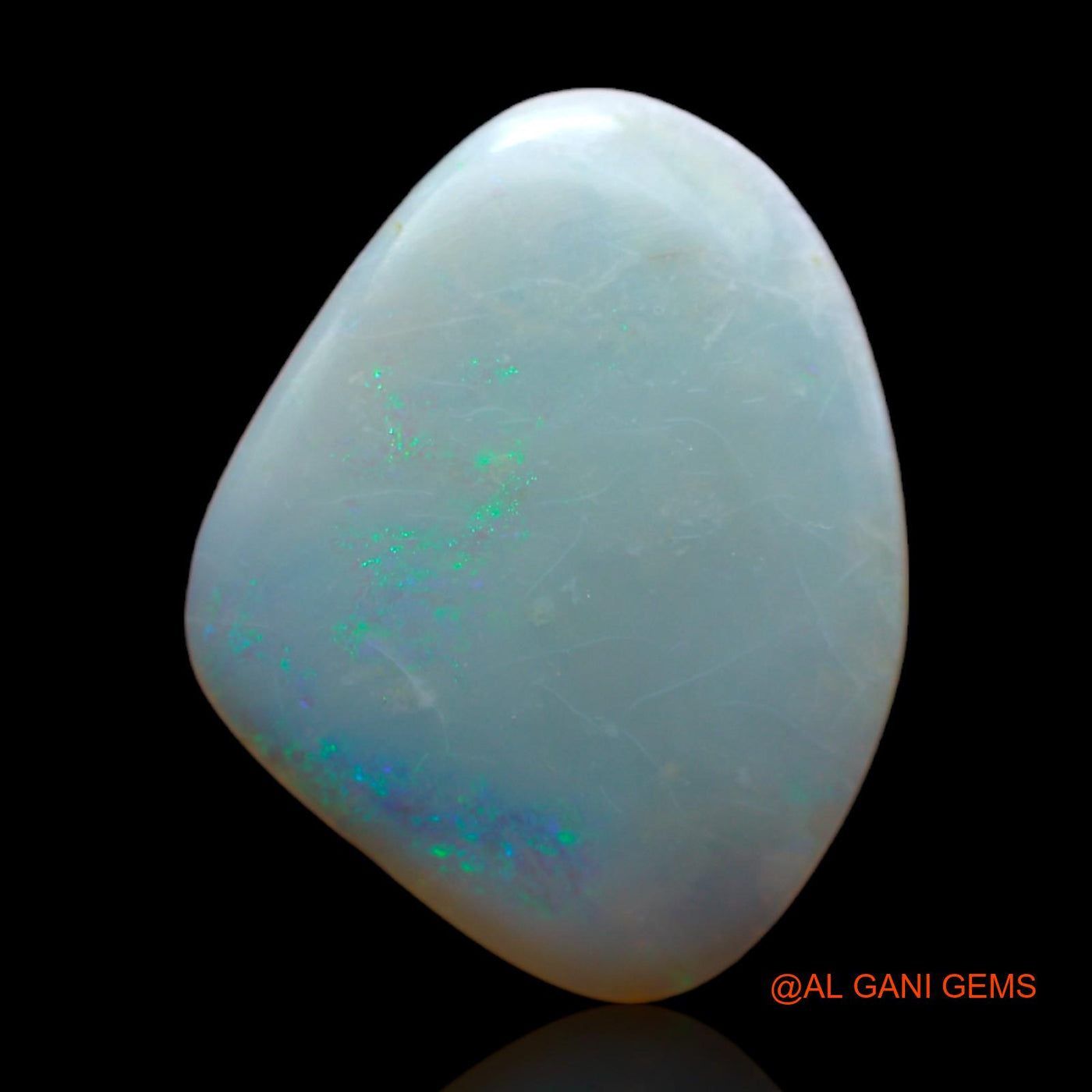 7.40 Cts Natural Australian Fire Opal Fancy Cabochon Loose Gemstone For Jewelry 18x15x4 mm AB-303