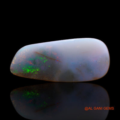 3.40 Cts Natural Australian Fire Opal Loose Gemstone Fancy Cabochon 21x9x2 mm AB-304