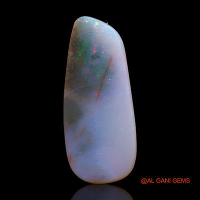 3.40 Cts Natural Australian Fire Opal Loose Gemstone Fancy Cabochon 21x9x2 mm AB-304