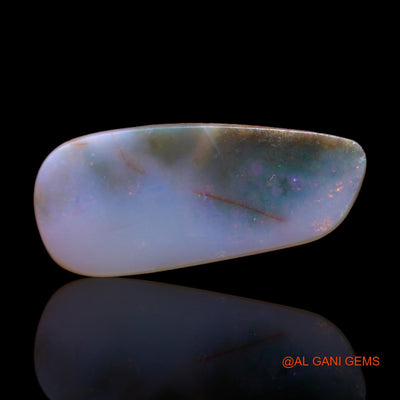 3.40 Cts Natural Australian Fire Opal Loose Gemstone Fancy Cabochon 21x9x2 mm AB-304