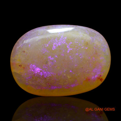 7.00 Cts Natural Australian Fire Opal Loose Gemstone Oval Cabochon 18x13x4 mm AB-307