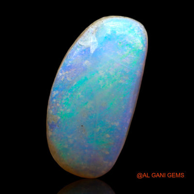 Natural Untreated Fire Opal Loose Gemstone Fancy Cabochon From Australia 10.00 Cts 19x9x7 mm AB-308