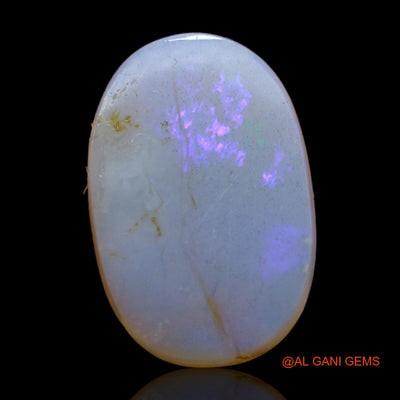 8.30 Cts Natural Australian Fire Opal Loose Gemstone Oval Cabochon 19x12x5 mm AB-310