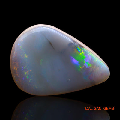 7.00 Cts Natural Australian Fire Opal Loose Gemstone Pear Cabochon 18x13x4 mm AB-311
