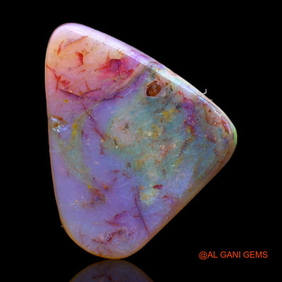 4.70 Cts Natural Australian Fire Opal Loose Gemstone Fancy Cabochon 18x14x3 mm AB-312