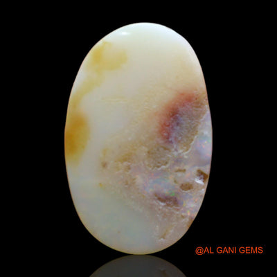 6.20 Cts Natural Australian Fire Opal Oval Cabochon Loose Gemstone For Jewelry 18x12x4 mm AB-313