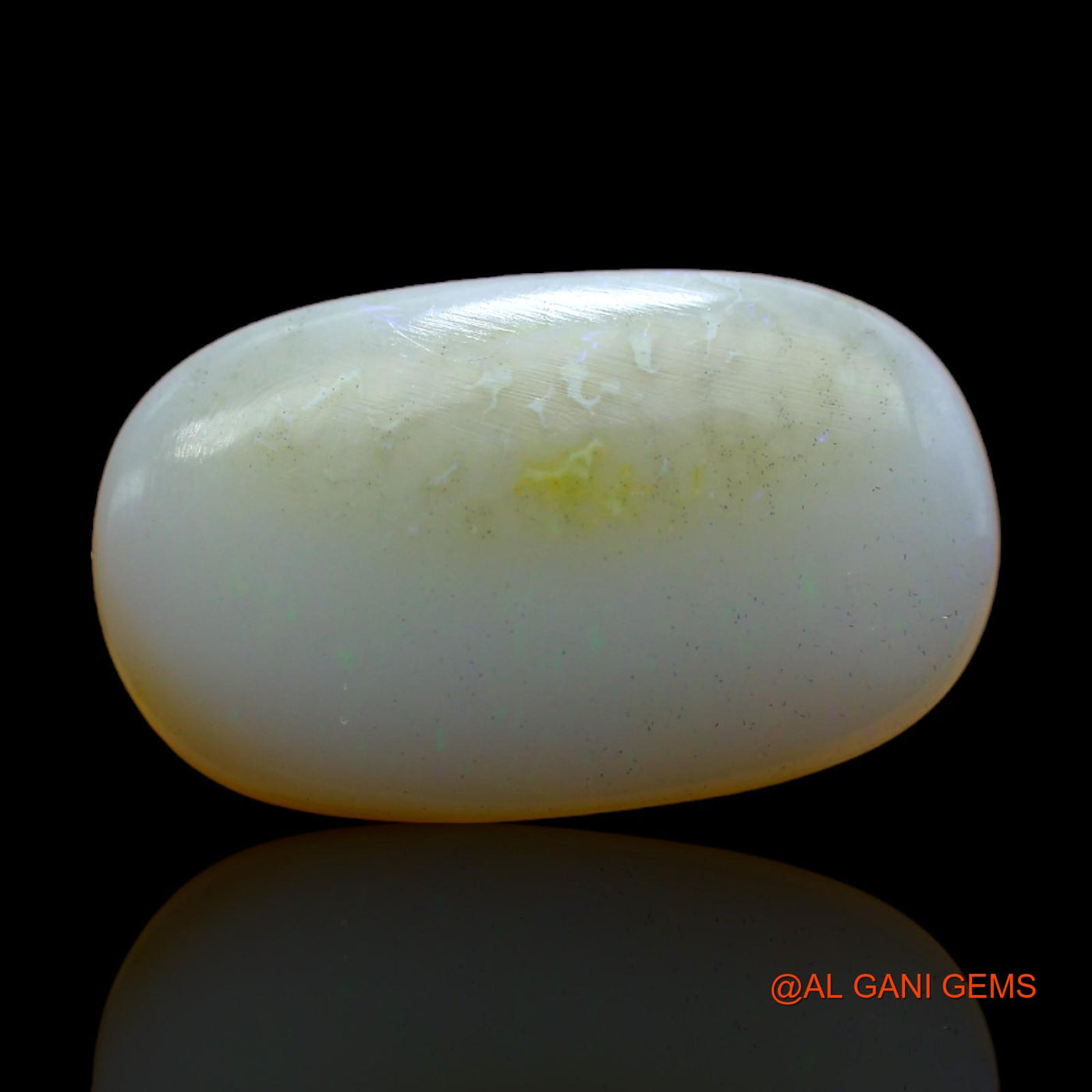 7.00 Cts Unheated Australian Fire Opal Loose Gemstone Oval Cabochon Natural 20x12x4 mm AB-316