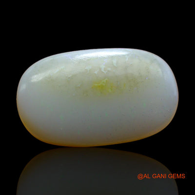 7.00 Cts Unheated Australian Fire Opal Loose Gemstone Oval Cabochon Natural 20x12x4 mm AB-316