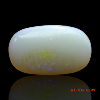 7.00 Cts Unheated Australian Fire Opal Loose Gemstone Oval Cabochon Natural 20x12x4 mm AB-316