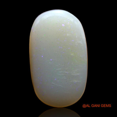 7.00 Cts Unheated Australian Fire Opal Loose Gemstone Oval Cabochon Natural 20x12x4 mm AB-316