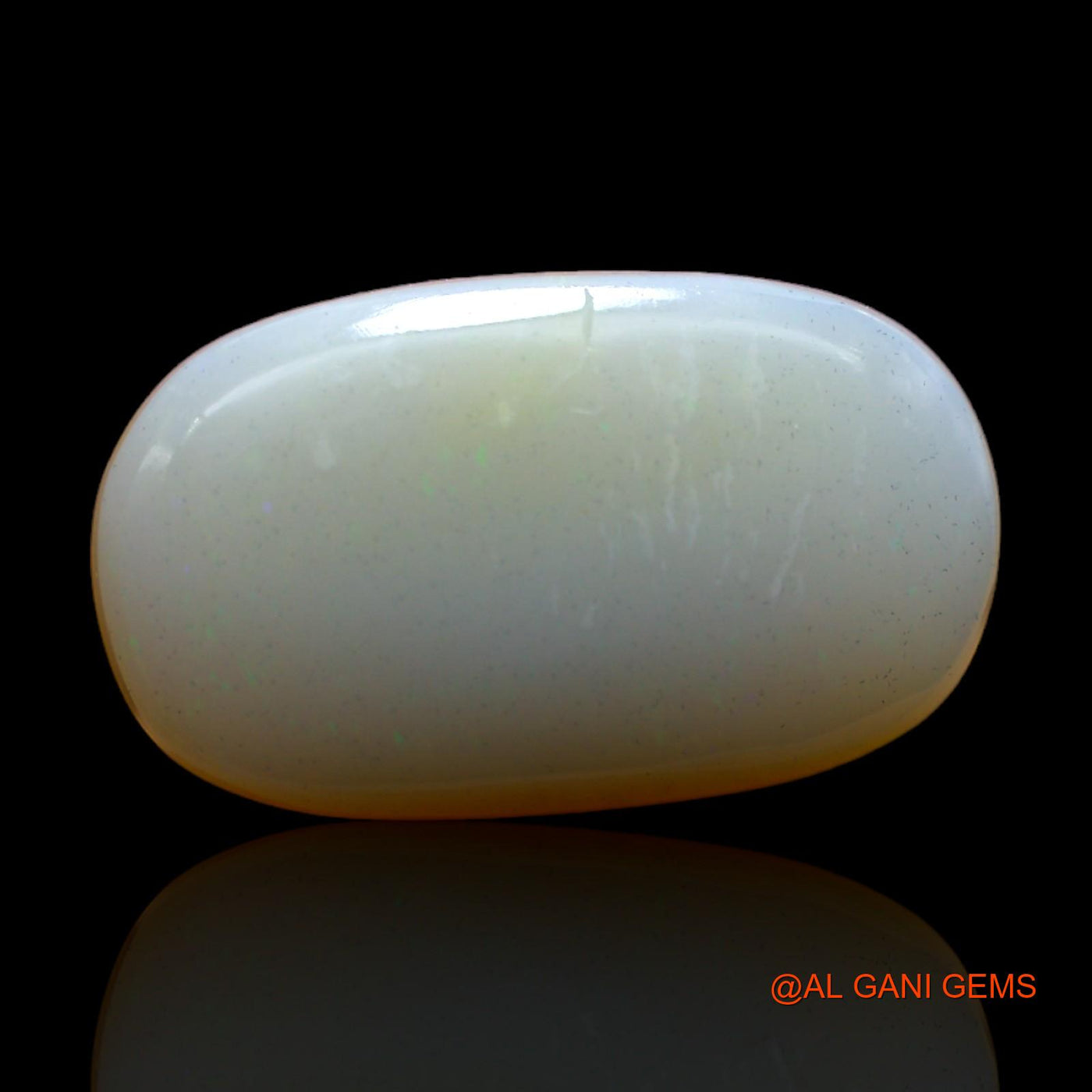 7.00 Cts Unheated Australian Fire Opal Loose Gemstone Oval Cabochon Natural 20x12x4 mm AB-316