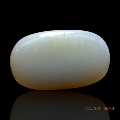 7.00 Cts Unheated Australian Fire Opal Loose Gemstone Oval Cabochon Natural 20x12x4 mm AB-316