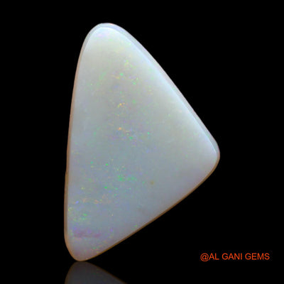 5.30 Cts Unheated Australian Fire Opal Loose Gemstone Trillion Cabochon Natural 19x12x4 mm AB-317