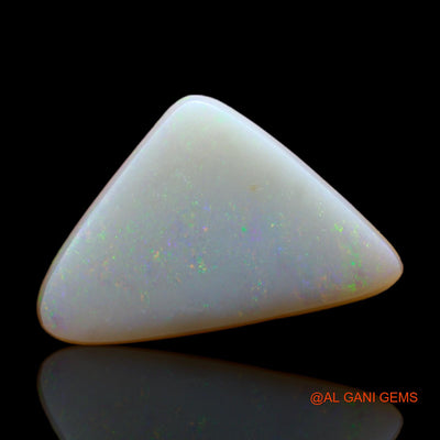 5.30 Cts Unheated Australian Fire Opal Loose Gemstone Trillion Cabochon Natural 19x12x4 mm AB-317