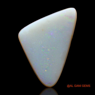 5.30 Cts Unheated Australian Fire Opal Loose Gemstone Trillion Cabochon Natural 19x12x4 mm AB-317