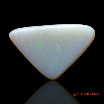 5.30 Cts Unheated Australian Fire Opal Loose Gemstone Trillion Cabochon Natural 19x12x4 mm AB-317