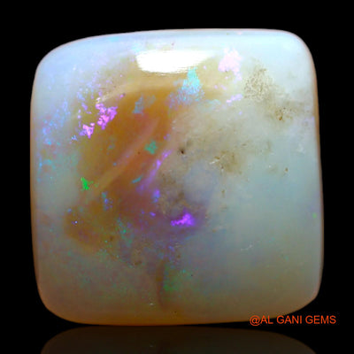 8.40 Cts Natural Australian Fire Opal Square Cabochon Loose Gemstone For Jewelry 13x13x6 mm AB-319
