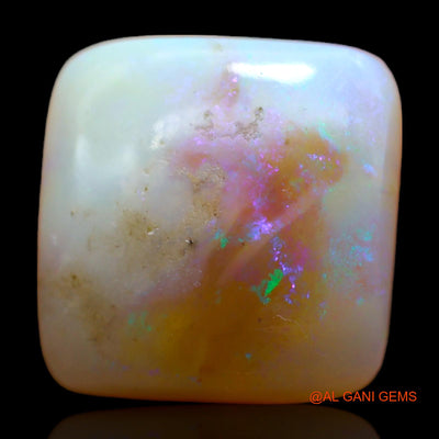 8.40 Cts Natural Australian Fire Opal Square Cabochon Loose Gemstone For Jewelry 13x13x6 mm AB-319