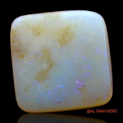 8.40 Cts Natural Australian Fire Opal Square Cabochon Loose Gemstone For Jewelry 13x13x6 mm AB-319