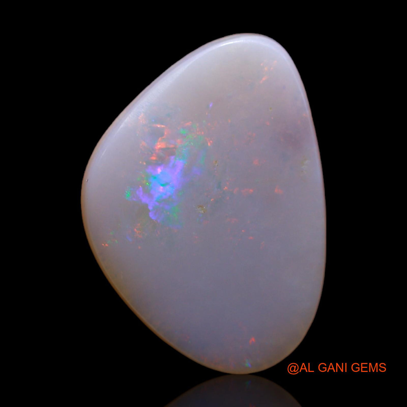 4.50 Cts Natural Australian Fire Opal Loose Gemstone Fancy Cabochon 18x13x3 mm AB-322