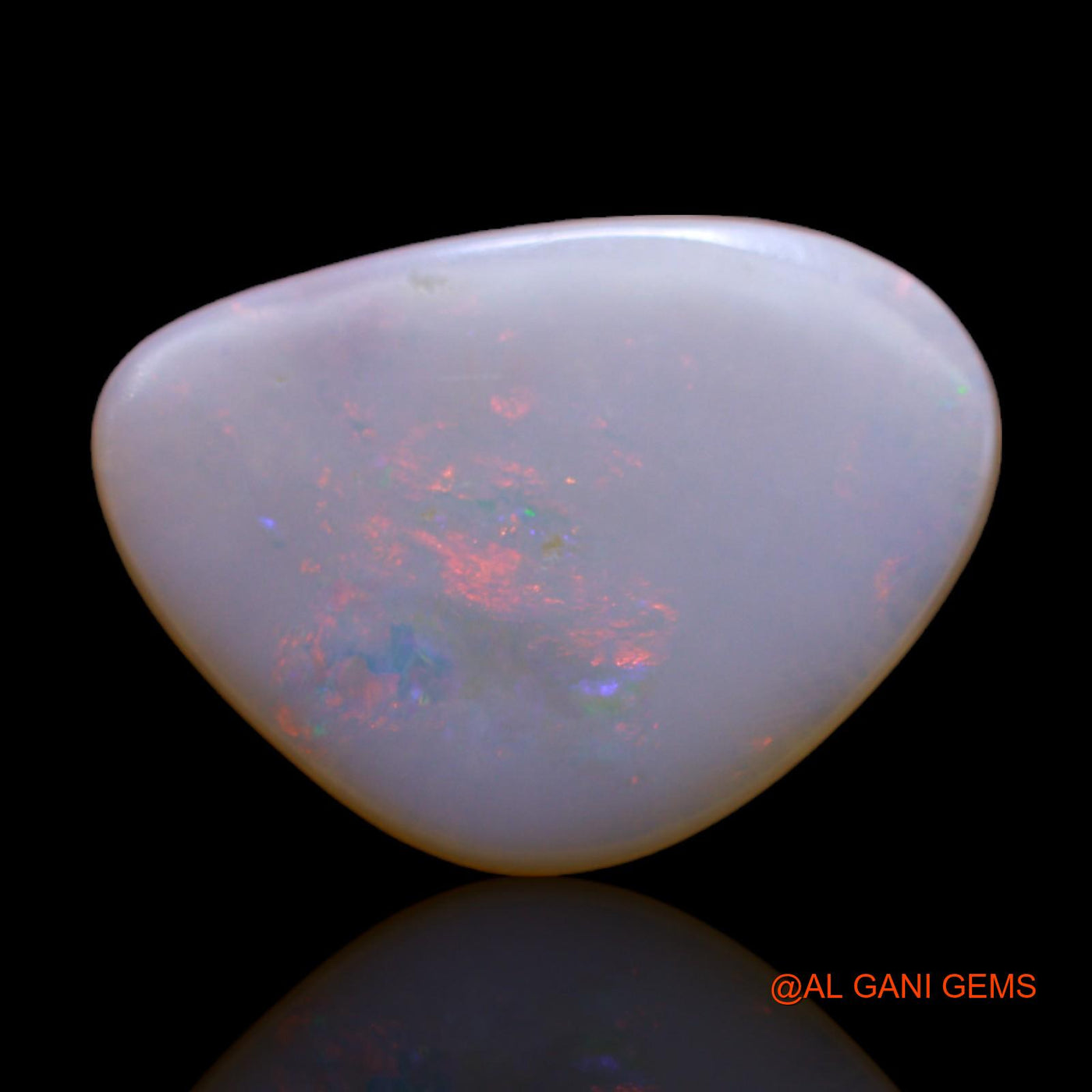4.50 Cts Natural Australian Fire Opal Loose Gemstone Fancy Cabochon 18x13x3 mm AB-322