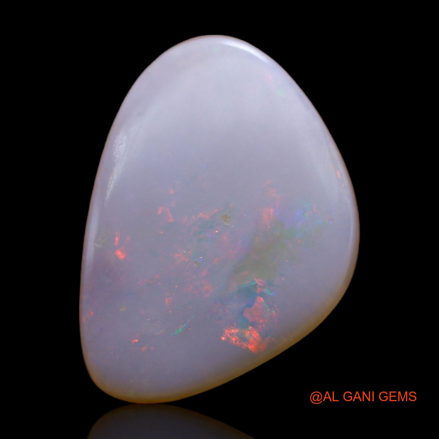 4.50 Cts Natural Australian Fire Opal Loose Gemstone Fancy Cabochon 18x13x3 mm AB-322
