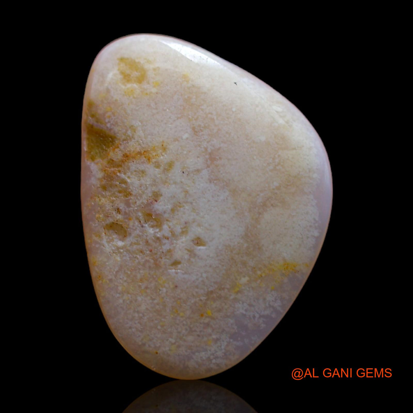 4.50 Cts Natural Australian Fire Opal Loose Gemstone Fancy Cabochon 18x13x3 mm AB-322