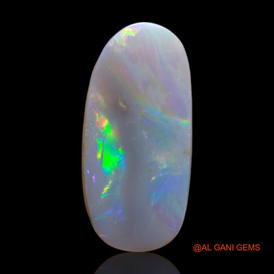 4.00 Cts Unheated Australian Fire Opal Loose Gemstone Oval Cabochon Natural 19x9x3 mm AB-323