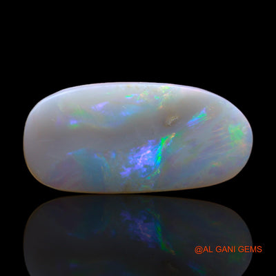 4.00 Cts Unheated Australian Fire Opal Loose Gemstone Oval Cabochon Natural 19x9x3 mm AB-323
