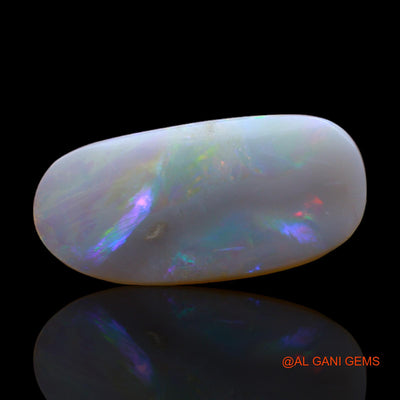 4.00 Cts Unheated Australian Fire Opal Loose Gemstone Oval Cabochon Natural 19x9x3 mm AB-323