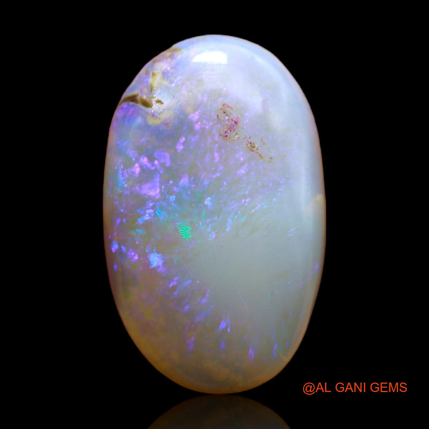 5.90 Cts Natural Australian Fire Opal Oval Cabochon Loose Gemstone For Jewelry 18x11x4 mm AB-324