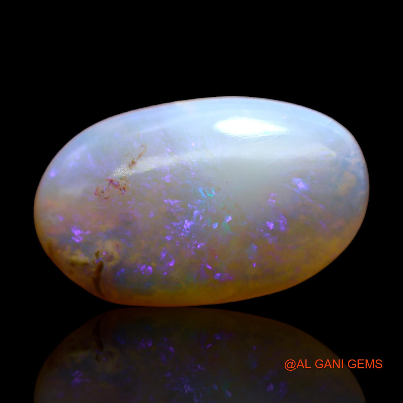 5.90 Cts Natural Australian Fire Opal Oval Cabochon Loose Gemstone For Jewelry 18x11x4 mm AB-324