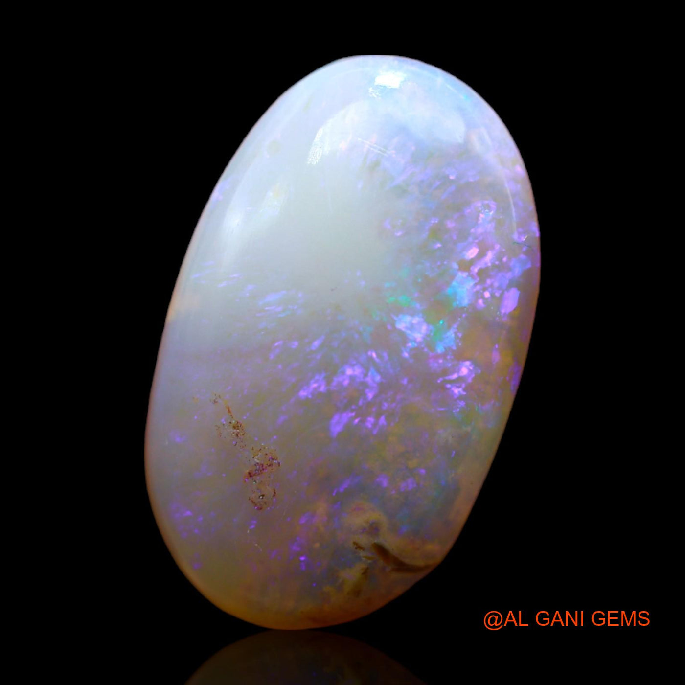 5.90 Cts Natural Australian Fire Opal Oval Cabochon Loose Gemstone For Jewelry 18x11x4 mm AB-324