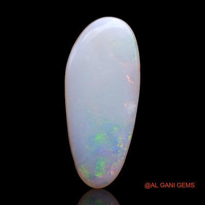 3.60 Cts Unheated Australian Fire Opal Loose Gemstone Fancy Cabochon Natural 21x9x3 mm AB-325