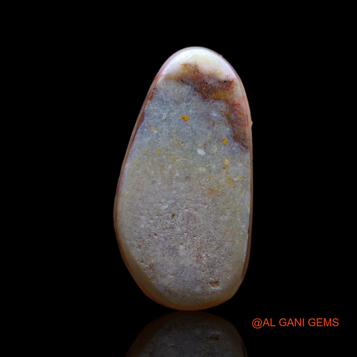 5.50 Cts Natural Australian Fire Opal Loose Gemstone Fancy Cabochon 20x10x4 mm AB-327