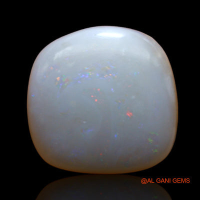 7.20 Cts Natural Australian Fire Opal Loose Gemstone Fancy Cabochon 15x15x4 mm AB-328