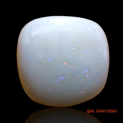7.20 Cts Natural Australian Fire Opal Loose Gemstone Fancy Cabochon 15x15x4 mm AB-328