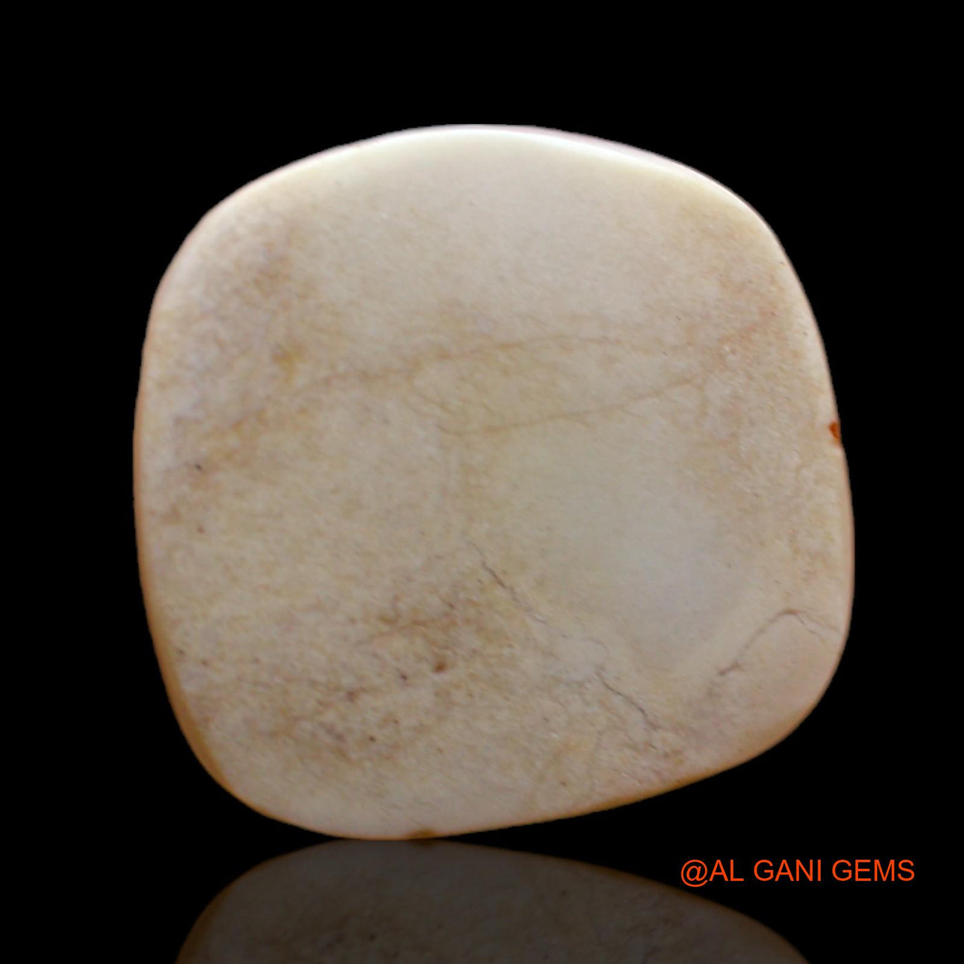 7.20 Cts Natural Australian Fire Opal Loose Gemstone Fancy Cabochon 15x15x4 mm AB-328