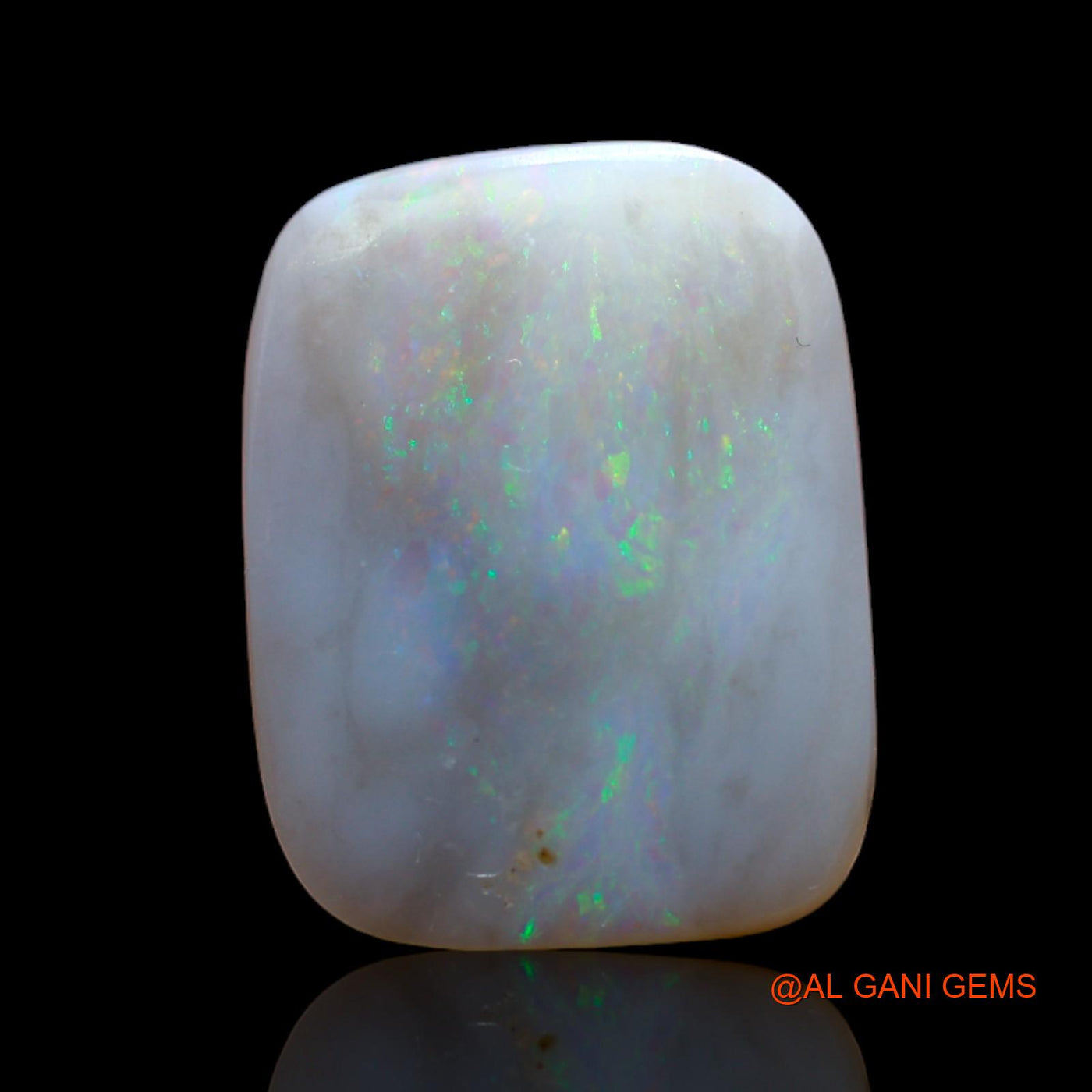 Natural Fire Opal Gemstone 5.50 Cts Loose Square Cabochon From Australia 15x12x3 mm AB-329