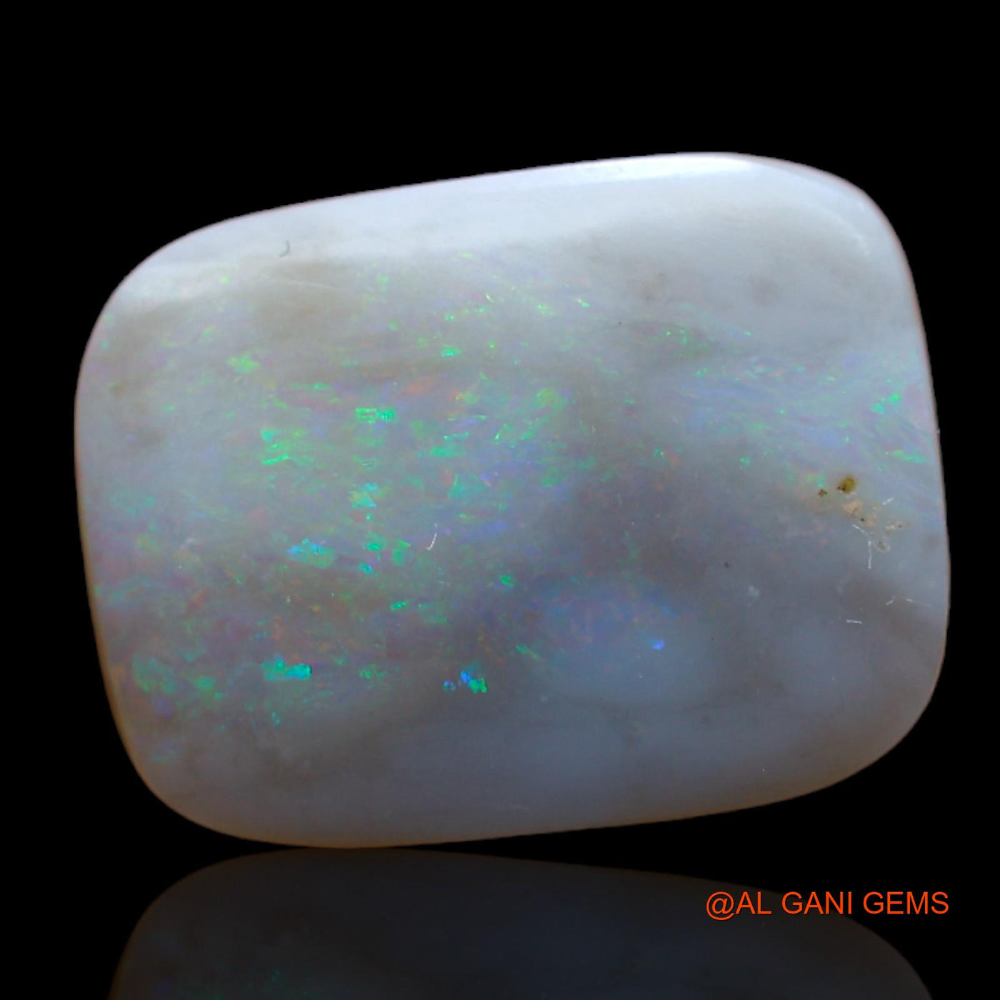 Natural Fire Opal Gemstone 5.50 Cts Loose Square Cabochon From Australia 15x12x3 mm AB-329